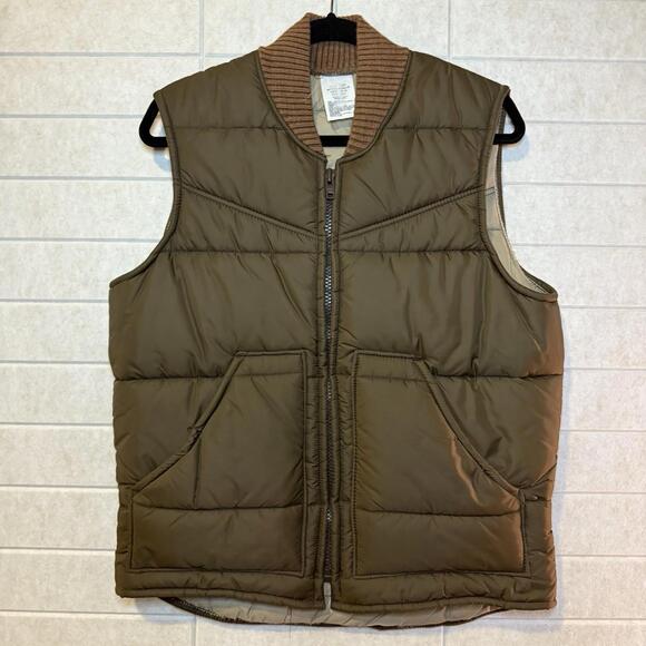 Vintage Walls Blizzard-Pruf Proof Insulated Vest Outwear Olive Brown - Medium‎ - Picture 1 of 6